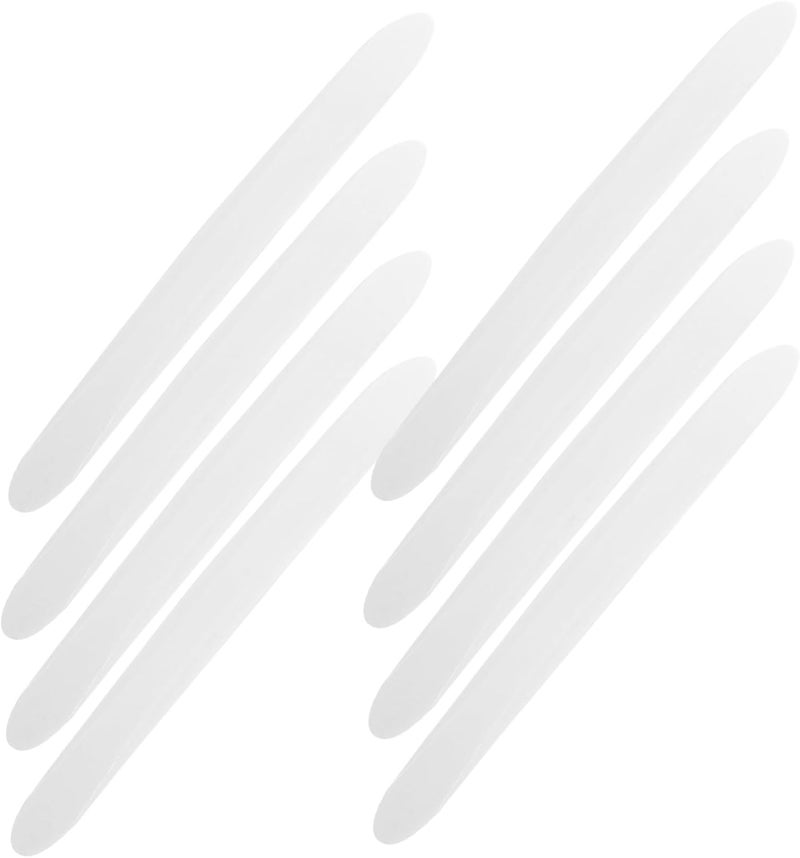 ABOOFAN 8 قطع شرائط اصطدام أبواب السيارة غير المرئية واقي الحواف المقاوم للعوامل الجوية للسيارات والشاحنات ومركبات الدفع الرباعي تركيب بسيط حماية غير ظاهرة ضد الخدوش والانبعاجات - Image 1