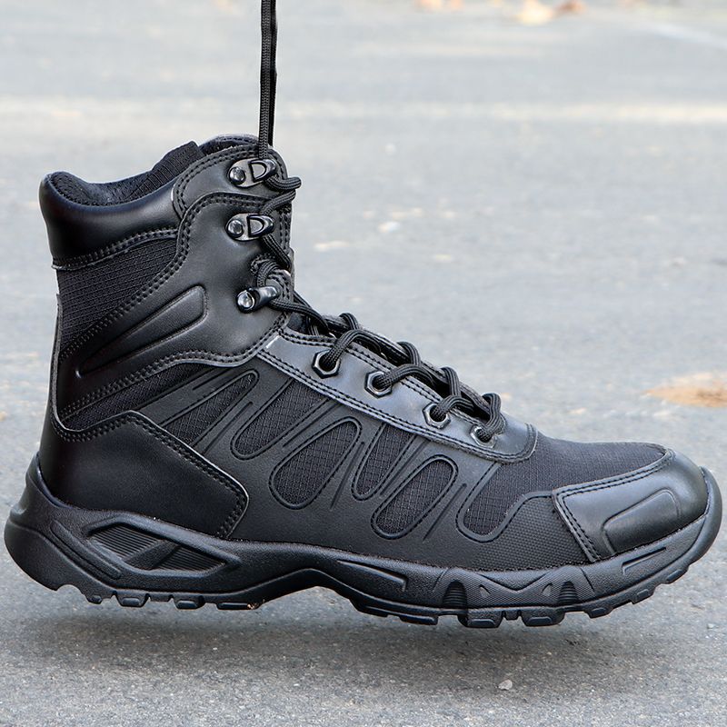 Land Combat Boots, Ultra-Light Special Forces, Lightweight, Wear-Resistant, Shock-Absorbing Security Shoes, Military Fans, Outdoor Mountaineering Military Training Tactical Boots - Image 4
