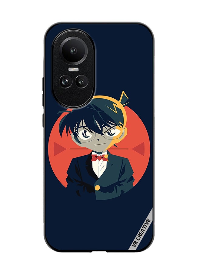 VR CREATIVE Protective Case Cover For Oppo Reno 10 Pro Detective Conan Character Design Multicolour - Image 1