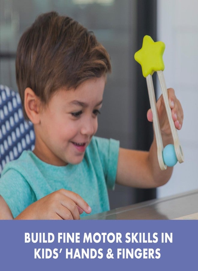 Educational Insights Easy Tweezies Small Group Set - Fine Motor Toys for Kids, Sensory Bin Tools, Preschool Classroom Must Haves & Therapy Toys, Wooden Tweezer Activity Kit for Toddlers Ages 3+ - Image 3