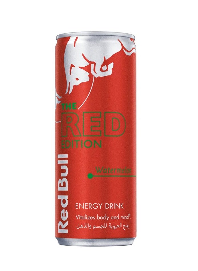 Red Bull The Red Edition Watermelon Flavour Energy Drink 250 ML 
