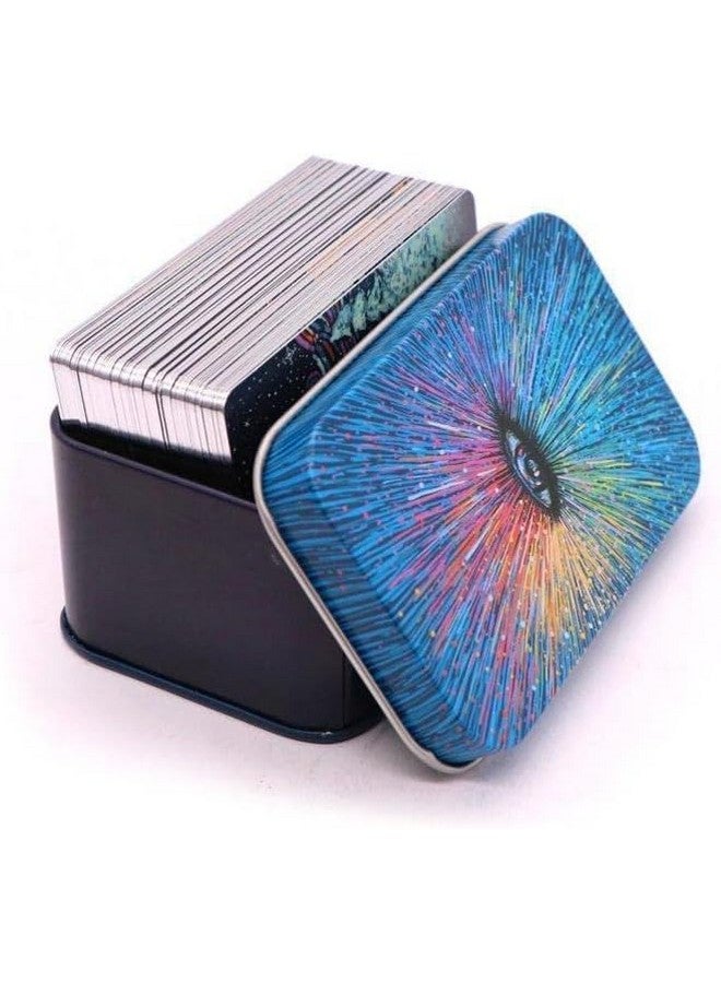 Volcano Little Prisma Visions Tarot Decks with General Instructions Book | Traditional Standard Tarot Deck Cards for Adults Beginners (Little Prisma Visions Tarot Cards) - Image 1