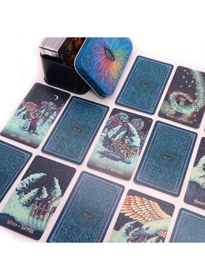 Volcano Little Prisma Visions Tarot Decks with General Instructions Book | Traditional Standard Tarot Deck Cards for Adults Beginners (Little Prisma Visions Tarot Cards) - Image 4