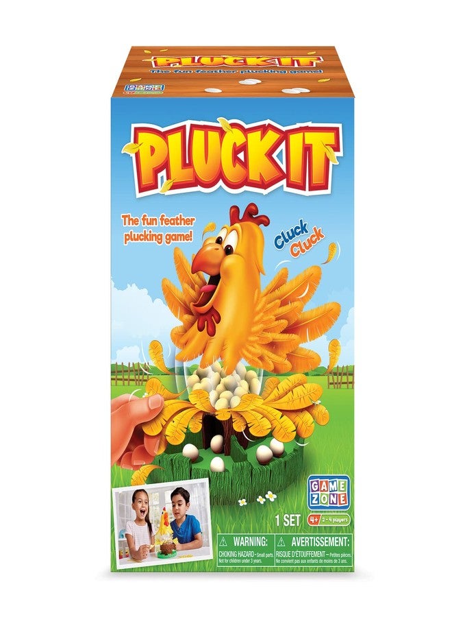 Game Zone Pluck It - Interactive Chicken Game for 2-4 Players Ages 4+ - Develops Hand-Eye Coordination and Strategic Thinking Skills! - Image 4