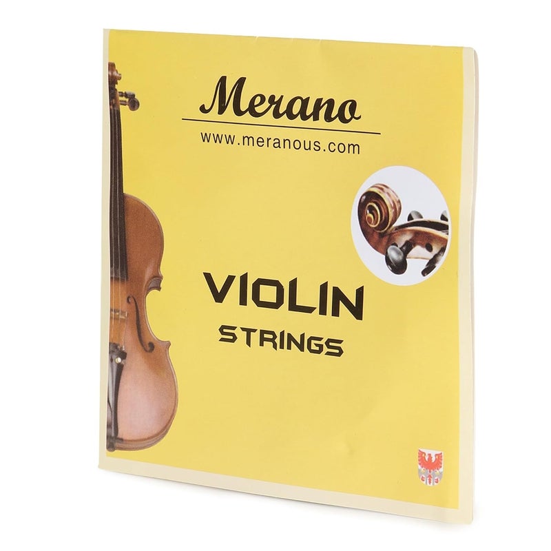 PERLMAN universal Violin Fiddle String Full Set (E-A-D-G) Steel Core Nickel-silver Wound Violin String (Set of 4) (1/2) - Image 1