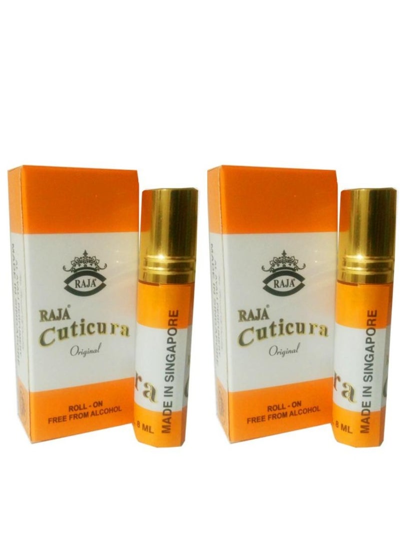 Cuticura Roll On Perfume 8 ml 2 Pcs