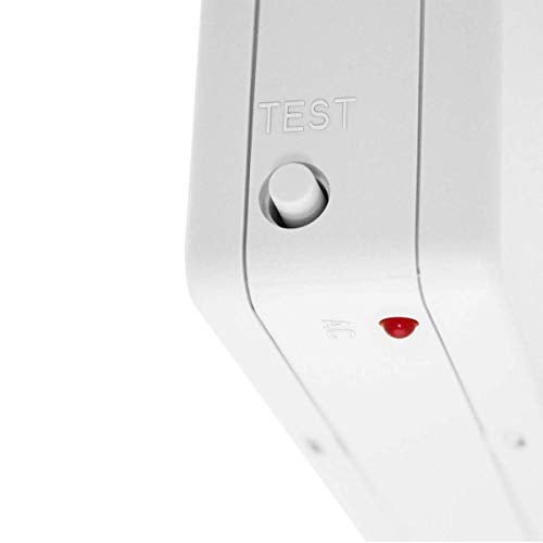 Light Fixture Industries LFI Lights® Standard Exit Sign, UL 924 Listed, Red LED, White, 120/277VAC Hardwired with Battery Backup, Wall, Ceiling or Side Mount, Optional Double Face and Knock Out Arrows LEDRWBB - Image 3