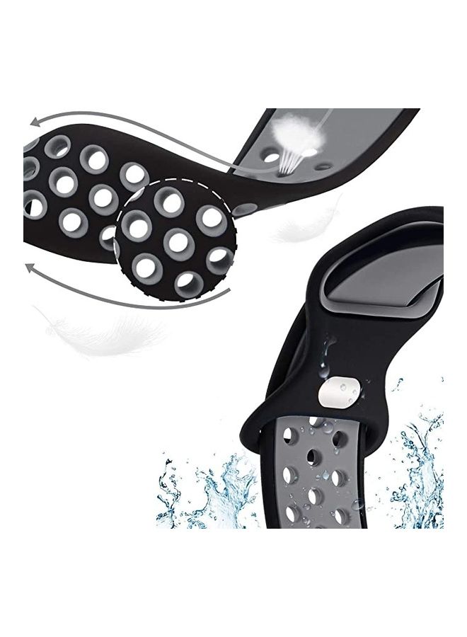 ICS 2-Piece Replacement Bands For Apple Watch SE/6/5/4/3/2/1 42/44 mm Multicolour - Image 2