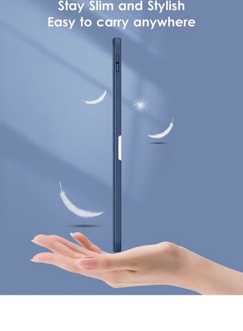 Case for iPad (A16) 2025 Generation iPad 11 Case/Case for iPad 10th Generation 2022 Built-in Pencil Holder Flexible Back Cover, Trifold Stand, Auto Sleep/Wake Series for iPad 2022 Model A2696 A2757 A2777 10th Generation / iPad 11th Generation 2025 A3354, A3355, A3356 Blue - Image 5