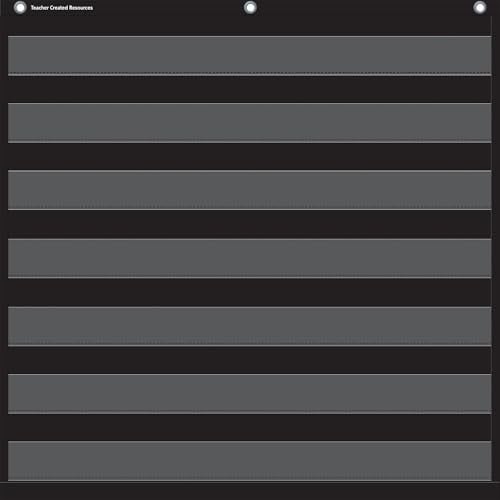 Teacher Created Resources Black 7 Pocket Chart (20740) - Image 5