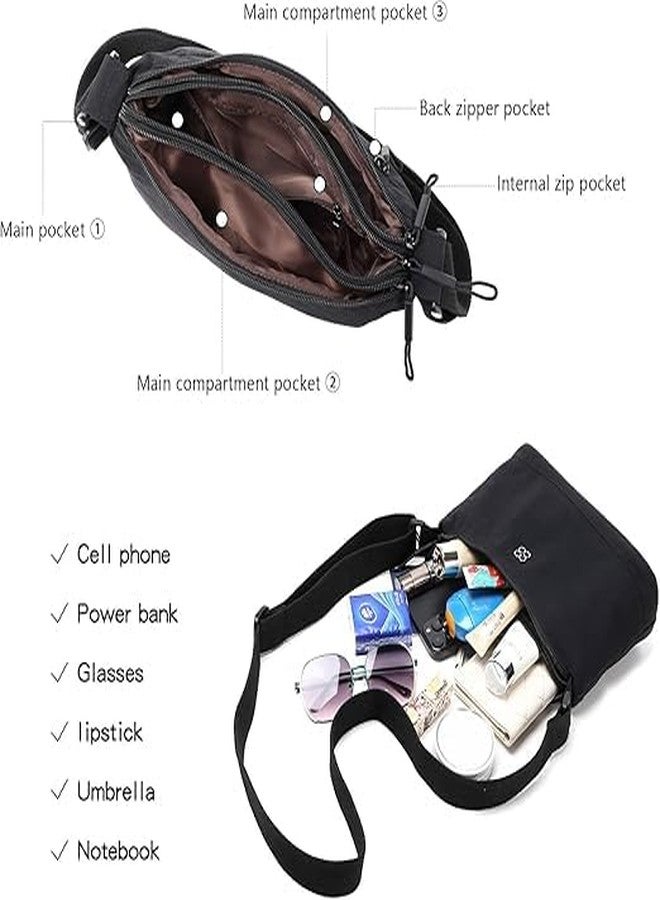 Lupro Casual Crossbody Bag for Women - Lightweight Water-Resistant Purse with Anti-Theft Pocket, Adjustable Strap Everyday Travel Shoulder Handbag - Image 4