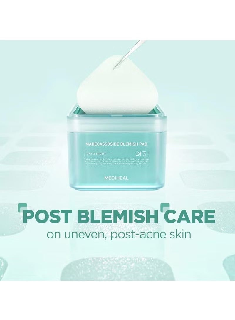 MEDIHEAL Madecassoside Cotton Facial Pads - Toner Pads with Centella Asiatica to Improve Uneven Skin Tone - Vegan Face Gauze Pads, 100 Pads - Image 2
