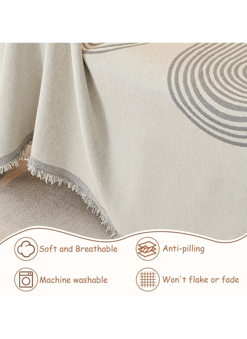 Alruht - Double Sided Chenille Sofa Cover, Stylish Sofa Cover, Chenille Furniture Sofa Cover Towel,  Four Seasons Chenille Sofa Cover Available Both Sides, 180*130cm for Single Sofa - Image 1