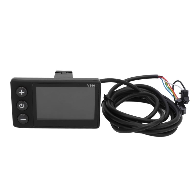 Electric Bike LCD Display 5P and 2P Universal Fit 24V 36V 48V 60V LCD Display Meter V890 Color Screen - Image 1