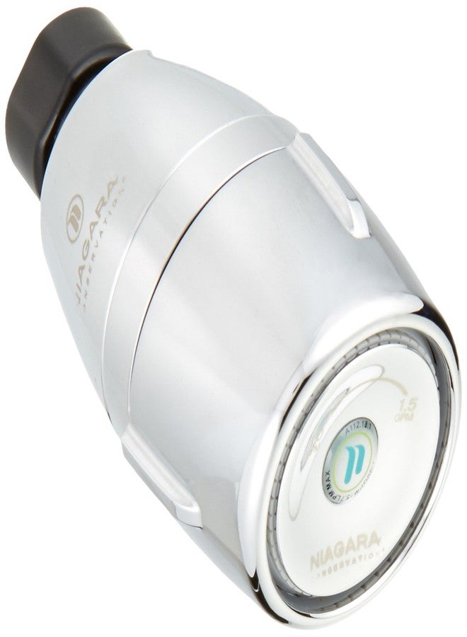 Niagara Conservation Bi-Max High Efficiency Adjustable Showerhead 1.0/1.5 Gpm. Chrome - Image 1
