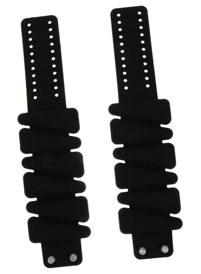 Generic 1 Pair Weight-bearing Bracelet Silicone Leg Bangles Heavy Duty Sand Bags Weighting Bracelet Cuff Bracelets Exercise Sand Bags Heavy Duty Fitness Wrist Sandbag Silica Gel  - Image 1