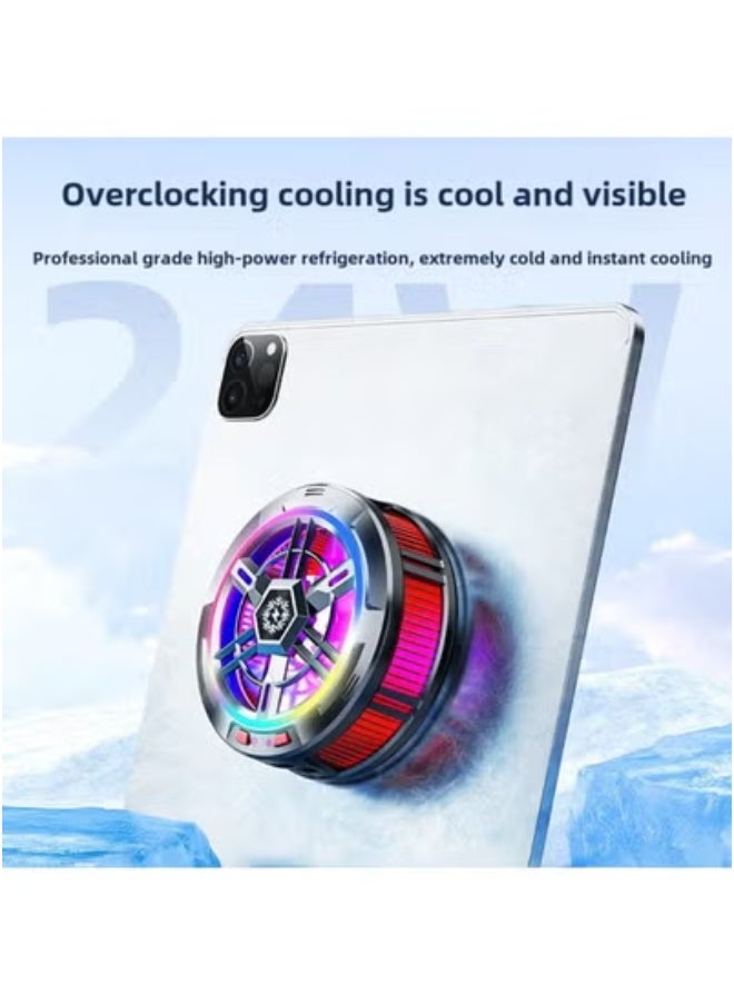 TIGER Tablet Phone Radiator X42/X100 – High-Power Semiconductor Cooling Fan with Magnetic Back Clip | Reinforced X12 Color Finish | Universal Heat Dissipation Cooler for Gaming Smartphones & Tablets | Portable Game Cooler for Lag-Free Performance  - Image 3