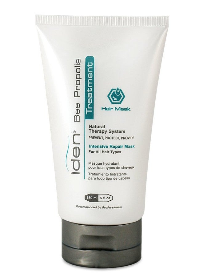 IDEN Bee Propolis Treatment Hair Mask for Damaged Hair, Fortifies Weakened Hair, Deep Hydration, 5 fl.oz