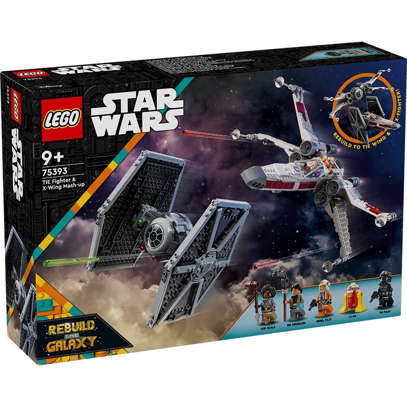 LEGO - Star Wars TIE Fighter & X-Wing Mash-up 1063 Pieces - 75393 - Image 1