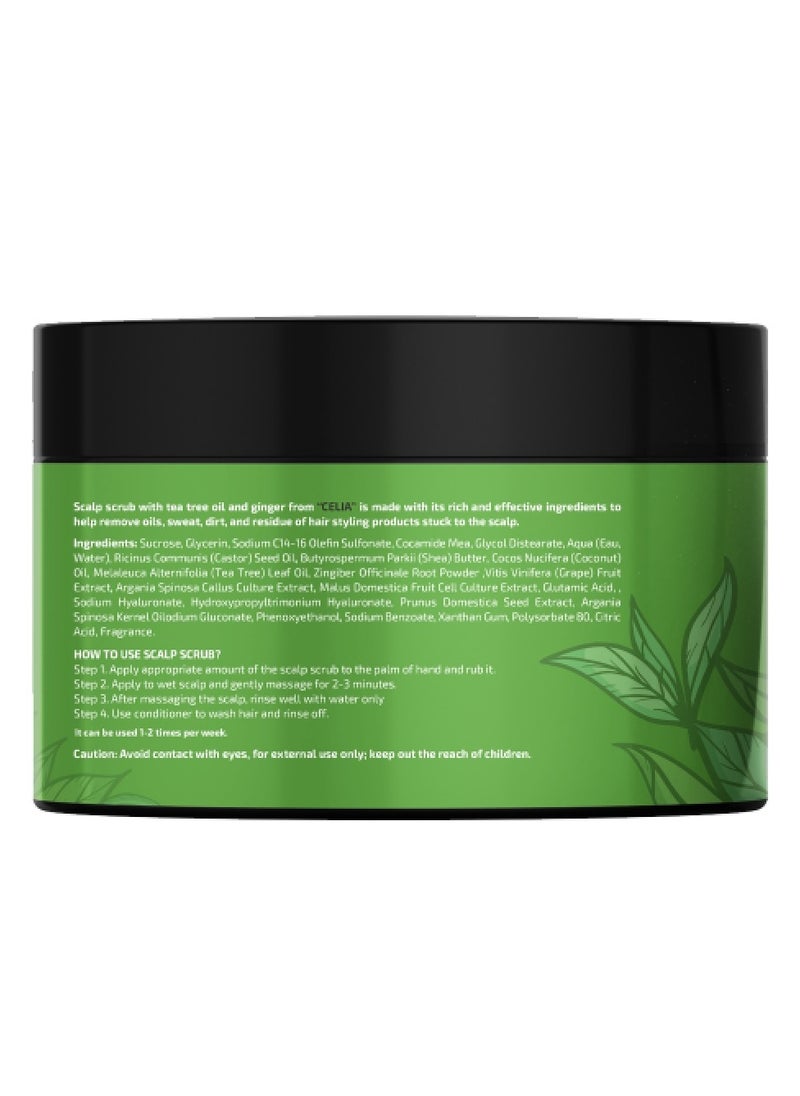 CELIA COSMETICS - Celia Scalp Scrub with Tea Tree Oil and Ginger 300g - Image 1