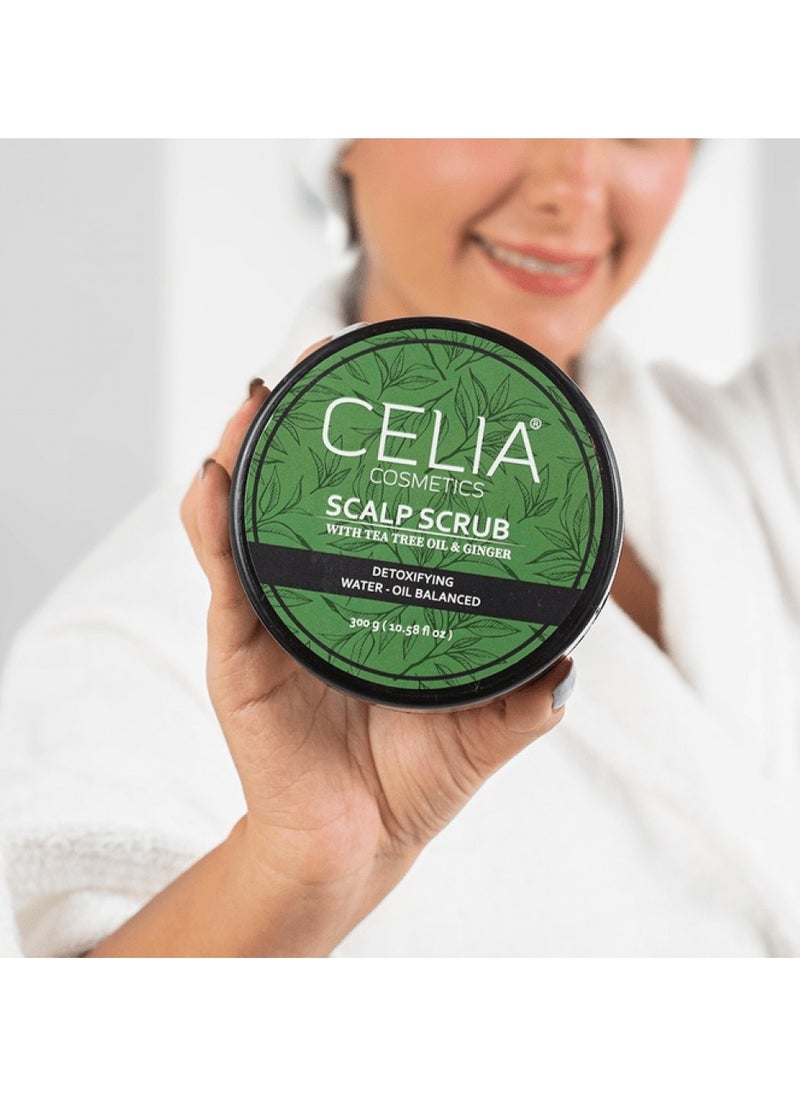 CELIA COSMETICS - Celia Scalp Scrub with Tea Tree Oil and Ginger 300g - Image 1