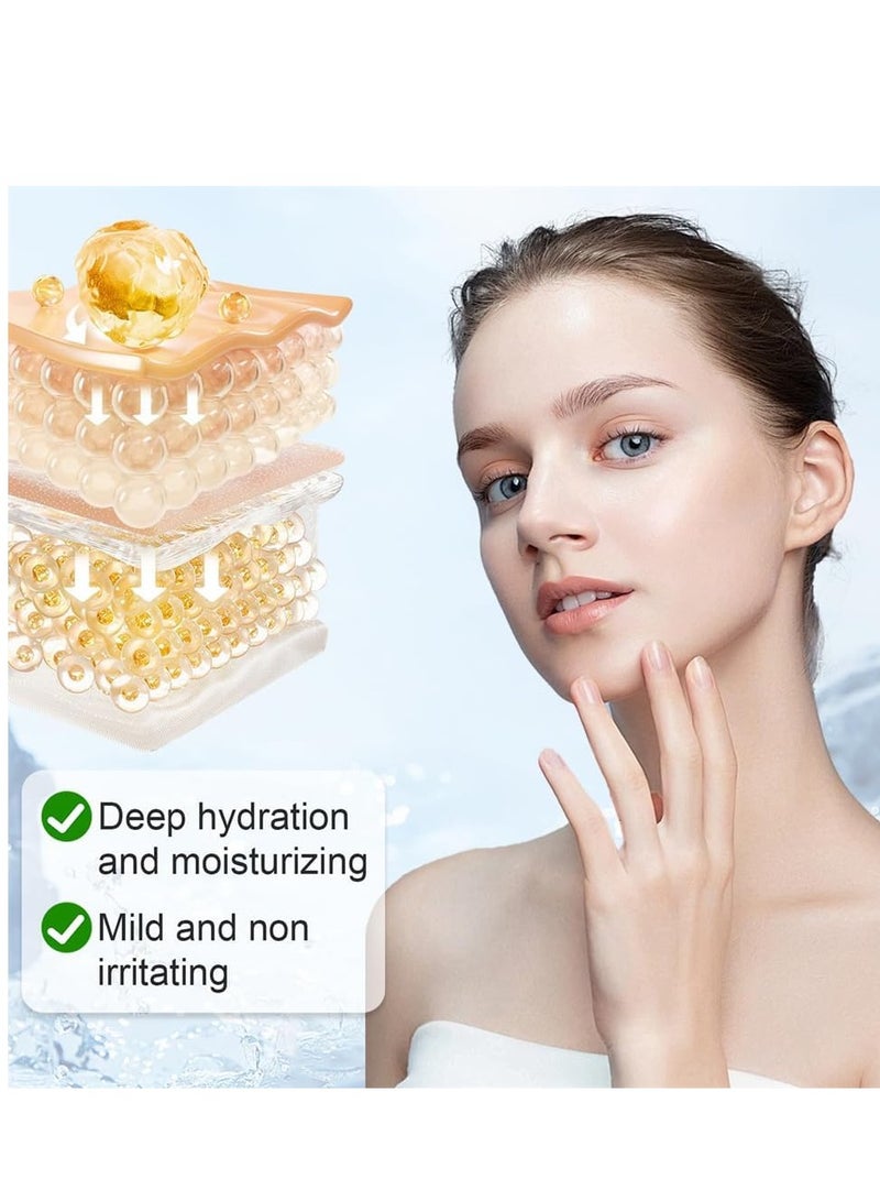 EELHOE Micro Infusion Facial System for Lips, Hyaluronic Acid Serum & Roller for Smooth Skin, Pore Tightening, Acne Scar Lightening, Suitable for All Skin Types (10ml*2) - Image 3