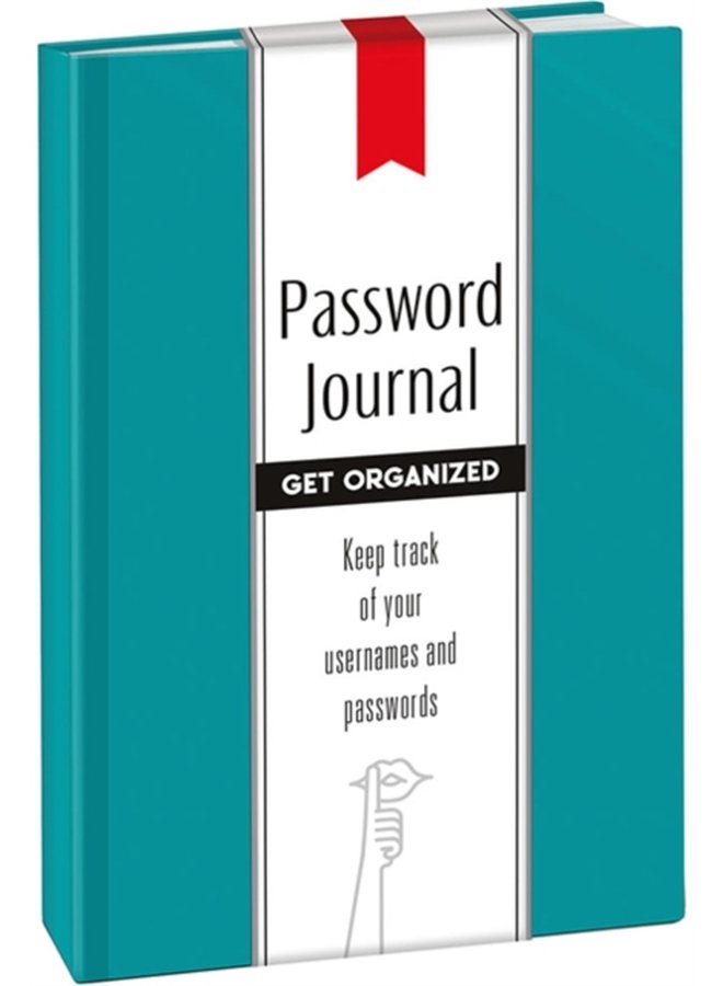 Password Journal Caribbean Blue - Paperback