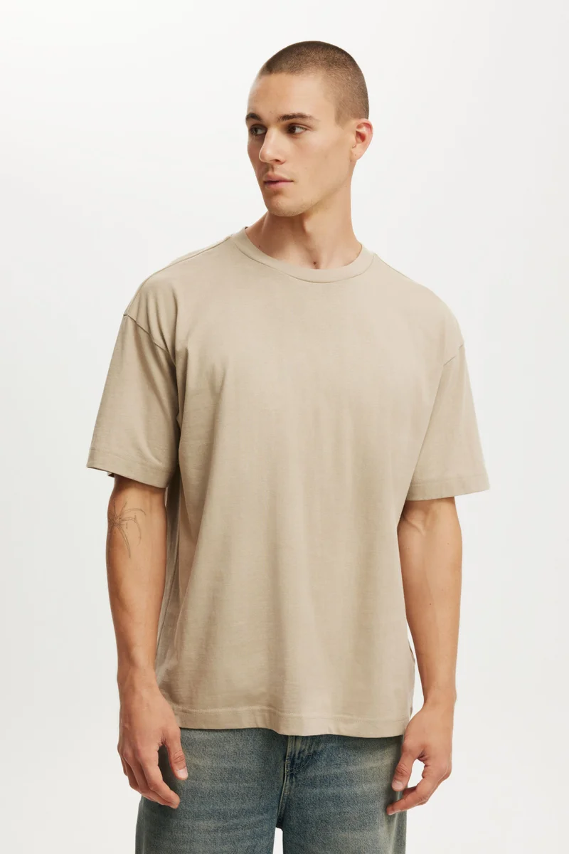 كوتون اون Box Fit Plain T-Shirt