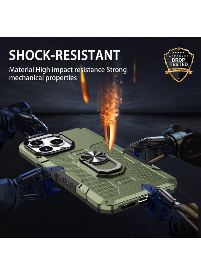 S-TOP Case For iPhone 12 Pro Max Ring Holder Armor Hybrid Phone Case - Image 5