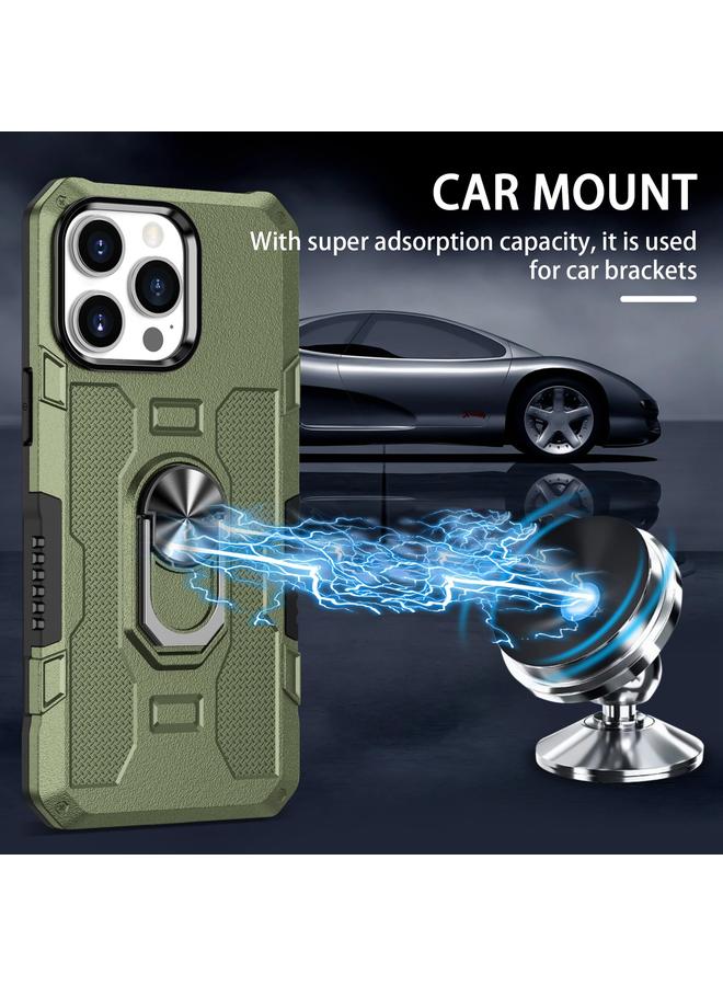 S-TOP Case For iPhone 12 Pro Max Ring Holder Armor Hybrid Phone Case - Image 3