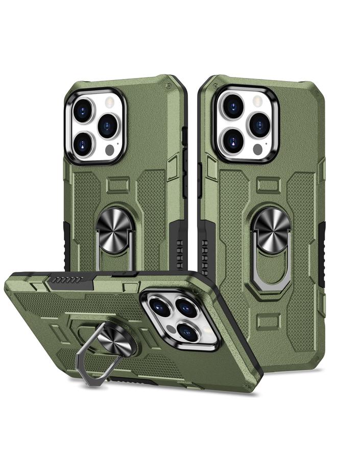 S-TOP Case For iPhone 12 Pro Max Ring Holder Armor Hybrid Phone Case - Image 1