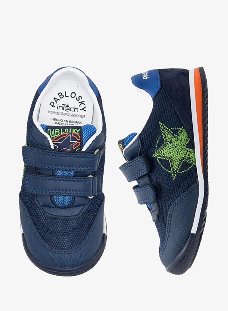 Pablosky Sports Shoes With Hook & Loop Closure, Printed - Image 3
