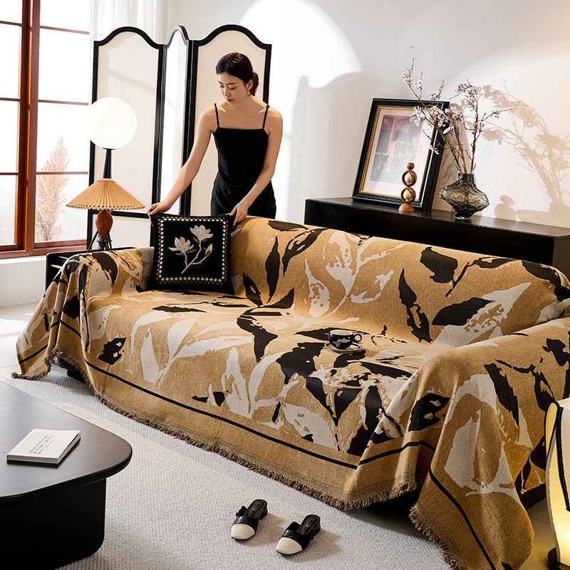 French Sofa Cover High-Grade Sense Internet Popular Sofa Blanket Cover All Seasons Universal Anti-Cat Scratch Sofa Towel - Image 3