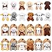 Jiytivity 24 Pcs Adopt a Dog Party Favors Include 12 Mini Plush Dogs Stuffed Puppy and 12 Foldable Kraft Boxes for Adopt a Puppy Party Favors Supplies Gifts - Image 3