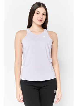 Adidas Women Sportswear Fit Sleeveless Training Vest, Purple  - Image 1