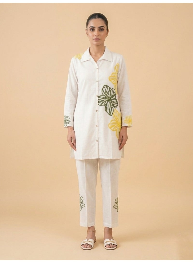 Lucky Kids طقم tunic أنيق بأزرار وسروال مفصل - Image 1