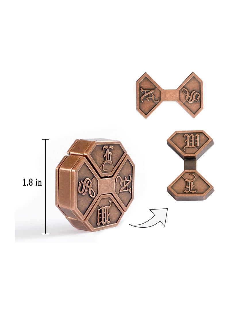 GROWSTEADY ألغاز تحفيز الدماغ 3 قطع من ألعاب ألغاز معدنية مصبوبة ألعاب ألغاز ثلاثية الأبعاد صعبة للغاية للبالغين - Image 3