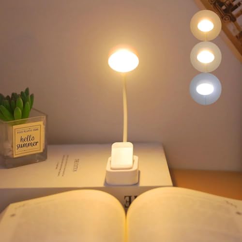 XERGY Book Lights for Reading at Night in Bed, 80 Hours Runtime Rechargeable Reading Lights for Books in Bed, 3 Brightness Levels × 3 Color Temperatures, Lightweight - Image 5