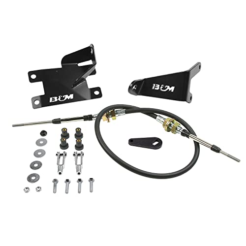B M B&M Racing 81184: 97-06 Wrangler Tj Heavy Duty Tansfer Case Shift Cable Conversion Kit - Image 1
