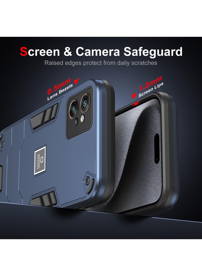 S-TOP Case For Motorola Moto G32 Shockproof TPU Hybrid PC Phone Case - Image 2