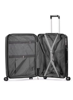 Unbreakable Trolley Travel Bag – ABS Hard Shell, TSA Lock, Expandable Double Zipper, 4 Silent Spinner Wheels – Black - pzsku/Z230E8C66911ED393CD59Z/45/_/1740382917/efb1404f-244f-43d7-a2e7-e92dc4d5ba69