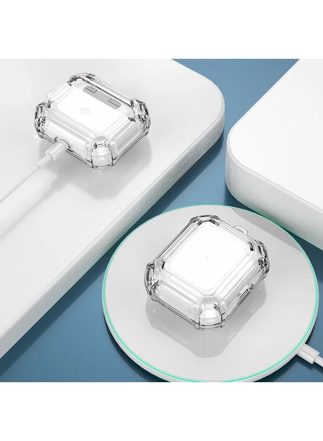 Red Shockproof Protective Case For Airpods 1 2 With Clear TPU For Maximum Audio Clarity - Image 4