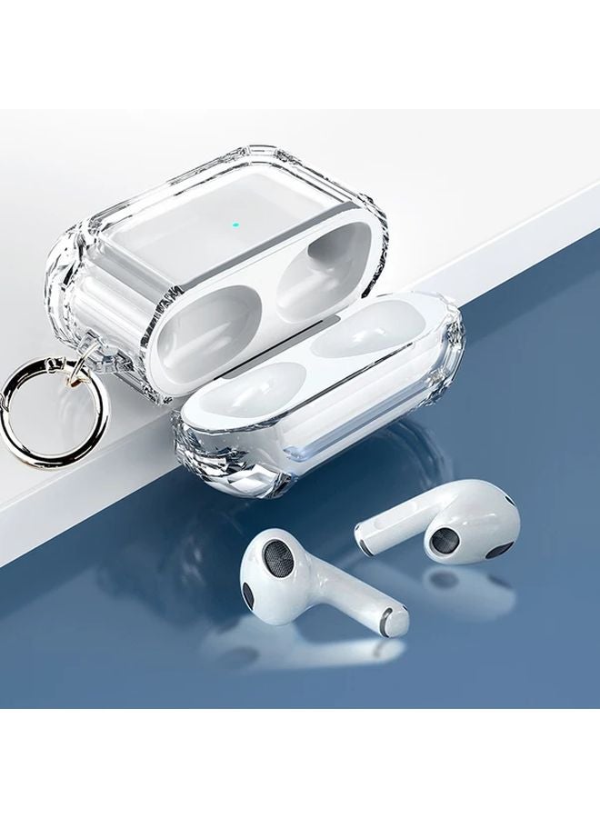 Red Shockproof Protective Case For Airpods 1 2 With Clear TPU For Maximum Audio Clarity - Image 3