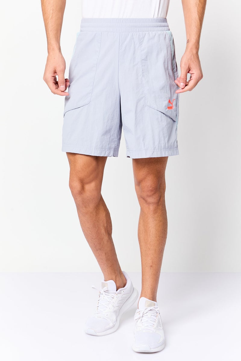 PUMA Men Relaxed Fit Training Shorts, Lilac - Image 1
