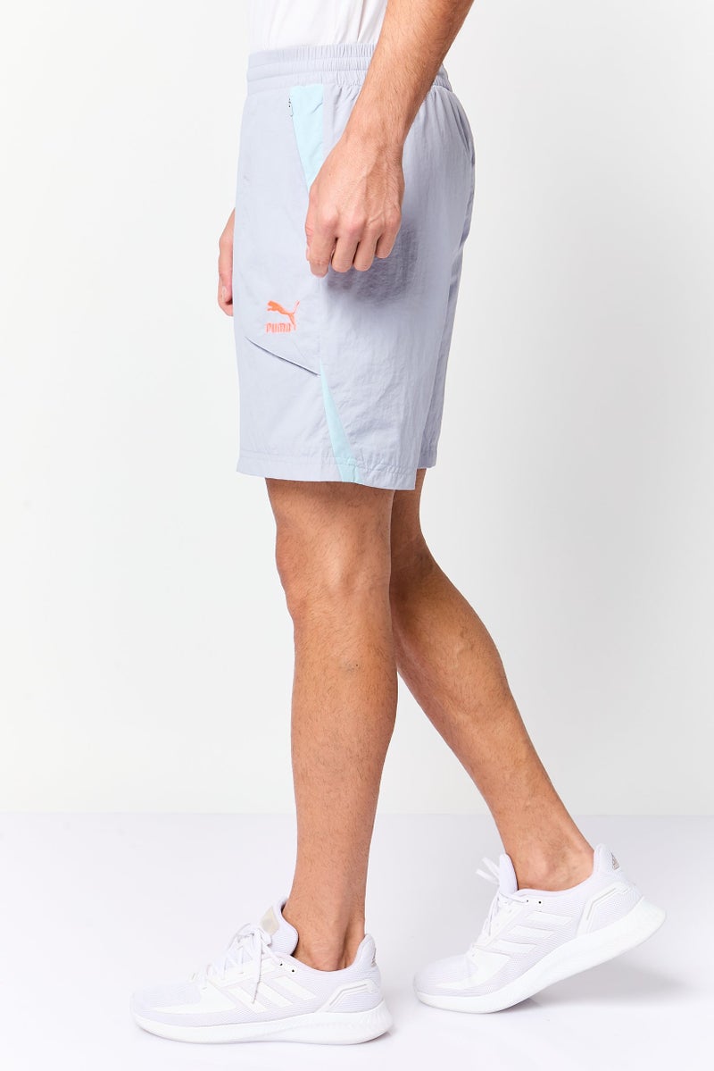 PUMA Men Relaxed Fit Training Shorts, Lilac - Image 3