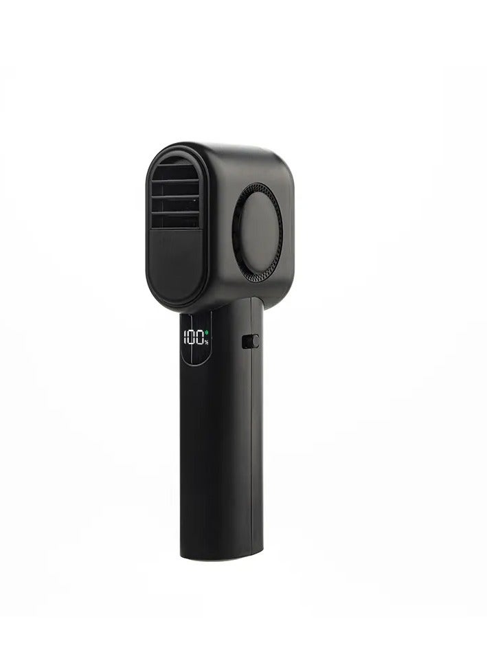 BlueFire 2025 Upgraded Ultra-Thin Noise Reduction Turbo Jet Fan – 100 High-Speed Portable Handheld Mini Fan with 4000mAh Battery, Type-C Fast Charging, LED Display, Instant Ice Cooling & Strong Wind – Perfect for Summer, Travel, and Outdoor Use - Image 1