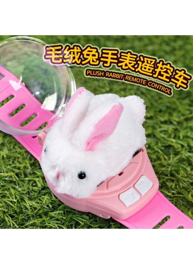 Children's Toys Remote Control Car Watch SUB Charging Light Plush White Rabbit Night Market Stall Toy Supply-Color:390-6 Watch Remote Control Car 【red】 + Screwdriver + 1 Section No. 7 - Image 2