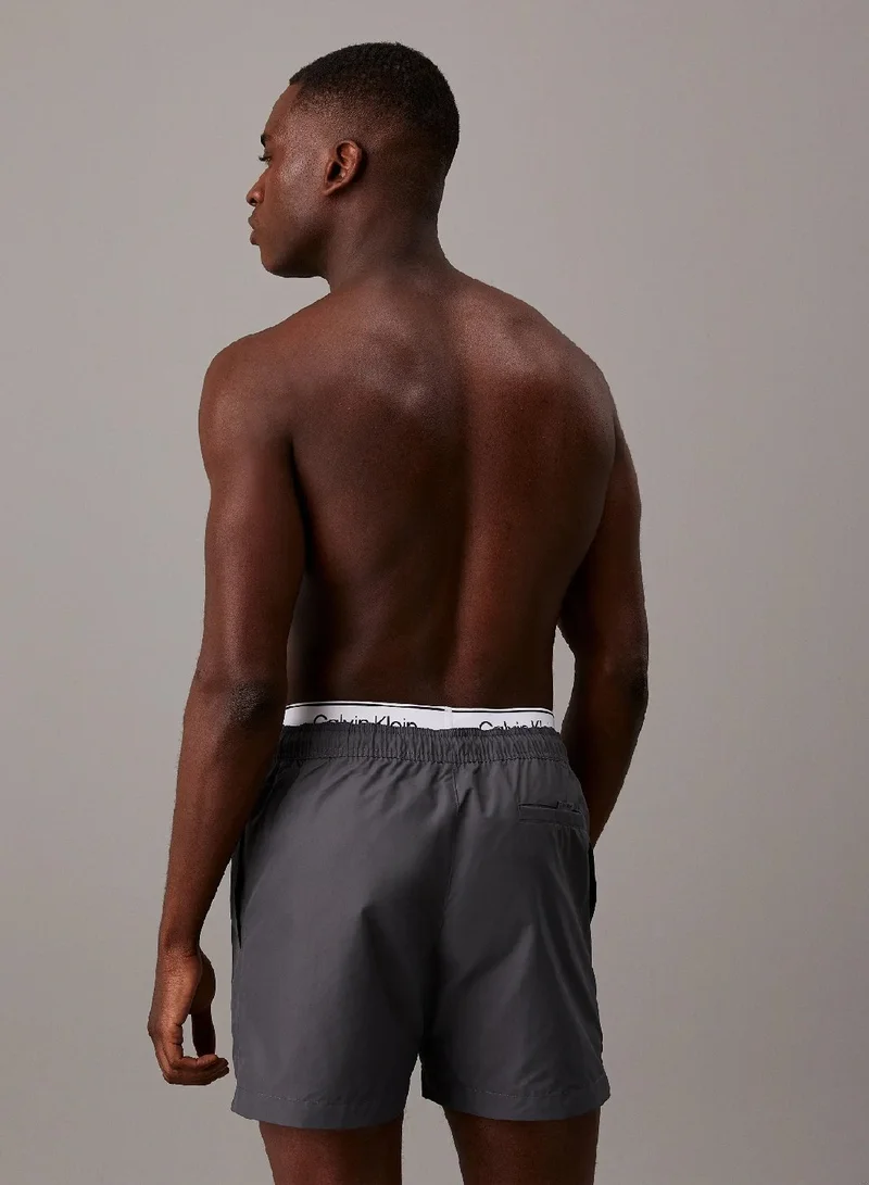 CALVIN KLEIN Double Waistband Swim Shorts