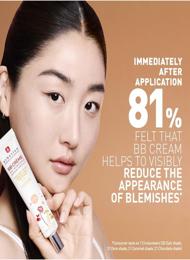 erborian - Erborian BB Cream with Ginseng SPF – 15ml, Clair ,Lightweight Buildable Coverage & Soft Matte Finish - Image 1