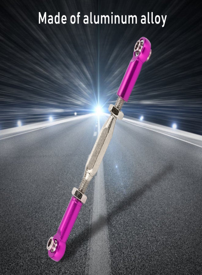 6 pcs 81mm Adjustable Aluminum Servo Links Tie Rod Set for RC Car Accessoriespurple - Image 3